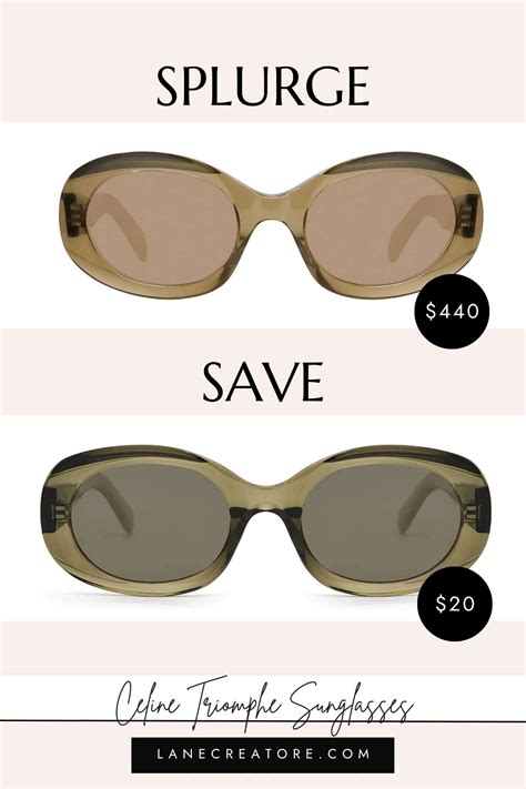 triomphe celine sunglasses dupe|The 8 Best Designer Sunglasses Lookalikes to Shop On Amazon .